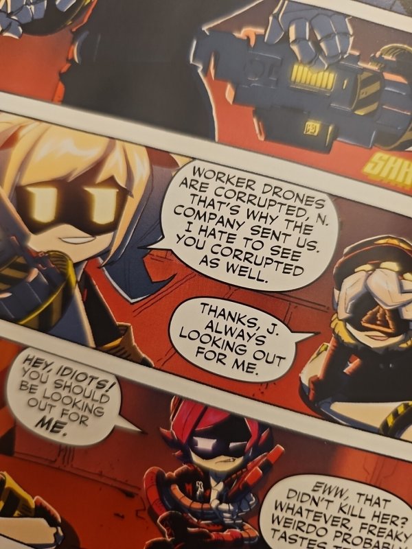 MURDER DRONES 1 Comic 1:10 Variant Cover Uzi & N Copper-9 Glitch Productions