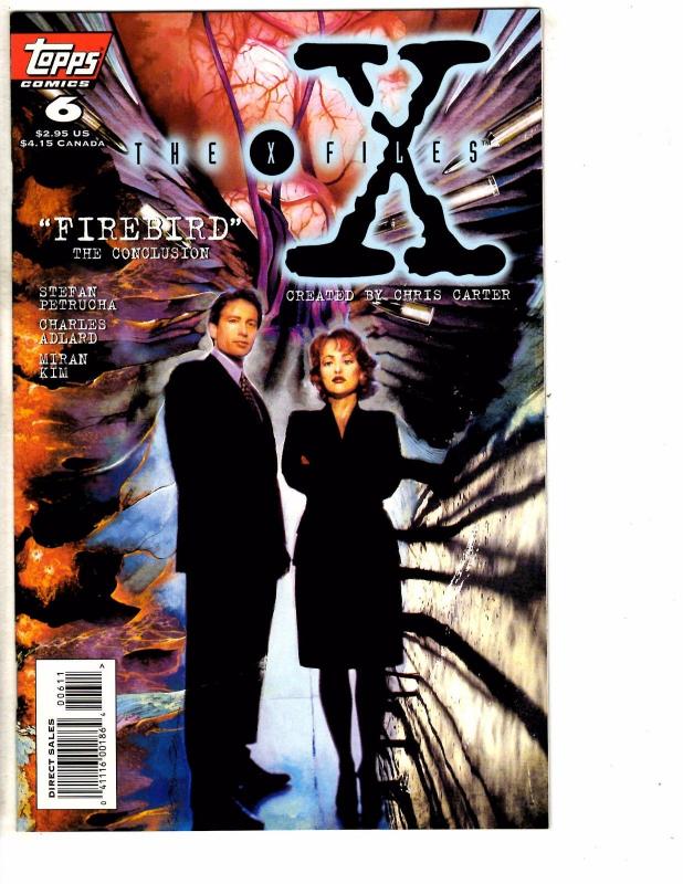 Lot Of 9 X-Files Topps Comic Books # 0 1 (2) 2 3 5 6 7 8 Fox TV Show J206