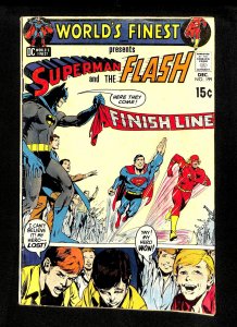 World's Finest Comics #199 Superman Flash Race!