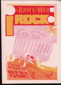 Our Army At War #240 Cover Color Proof & Separations - From Joe Kubert Archives