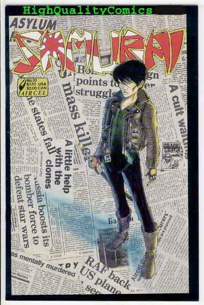 SAMURAI #10, VF+/NM, Barry Blair, Aircel, 1986, Guang Yap