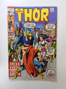 Thor #179 (1970) VG+ condition