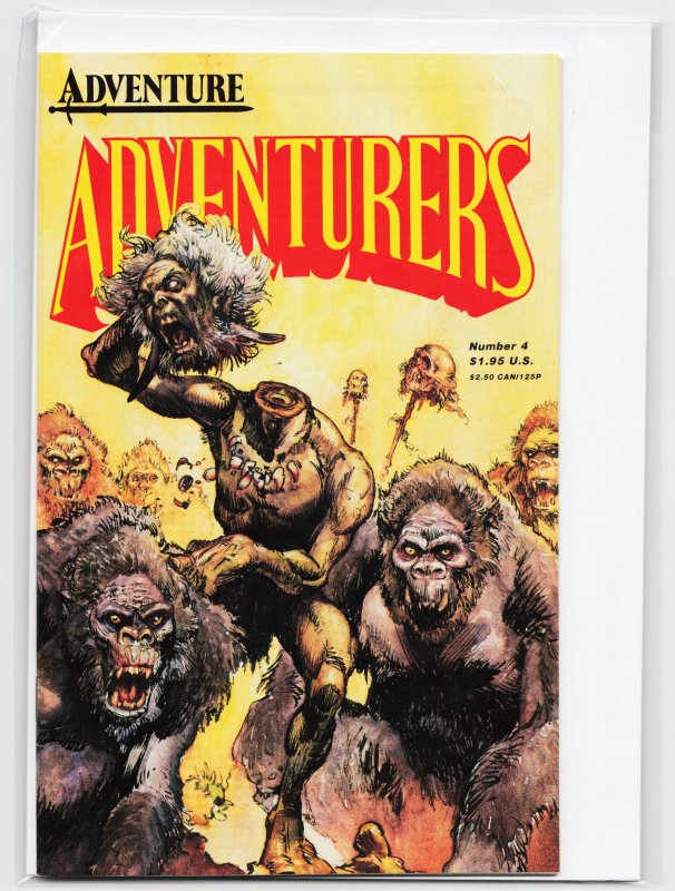 Adventurers #4 (1988) Ape Men