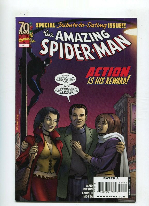 Amazing Spider-Man 583 VF/NM Spider-Man meets Obama