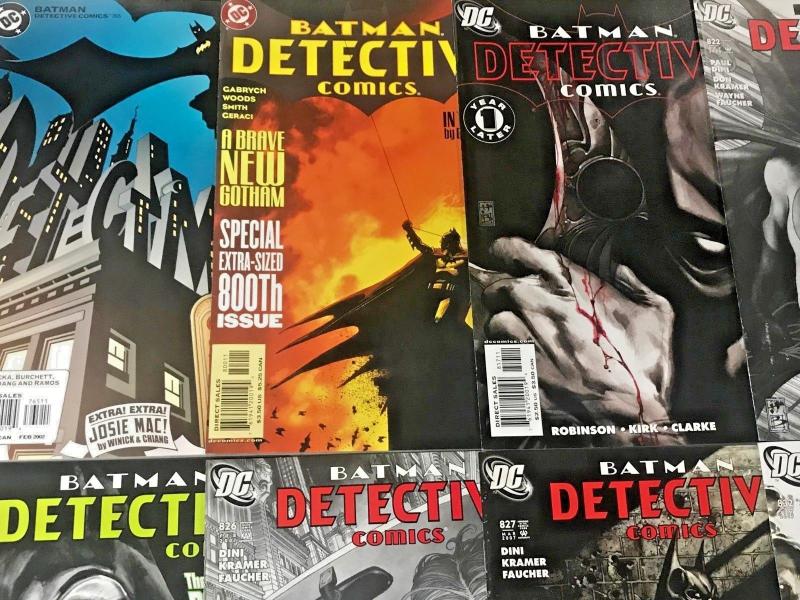 DETECTIVE COMICS#765-857 VF/NM LOT 2002 (12 BOOKS) DC COMICS