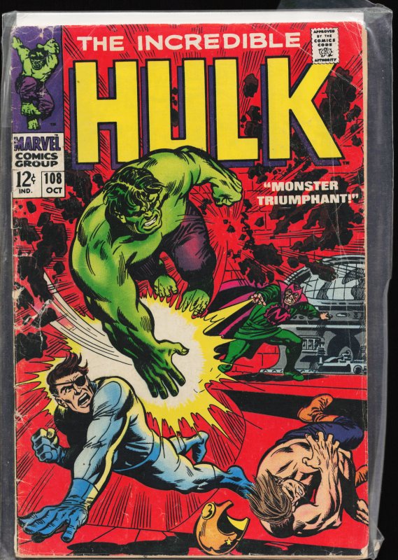 The Incredible Hulk #108 (1968) Hulk