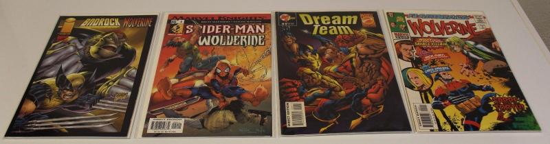 MARVEL COMICS MIXED LOT-4 Comics ft Wolverine & Another Character F/VF (SIC529) 