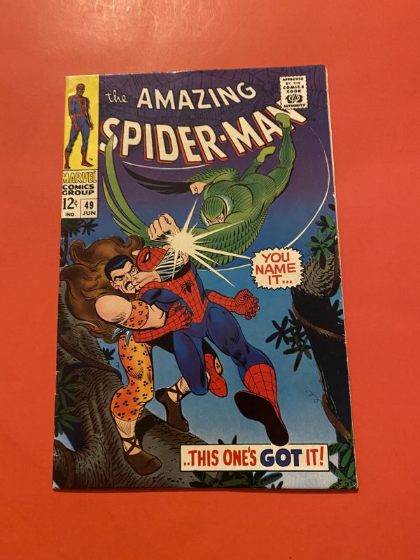 The Amazing Spider-Man #49 (1967) Kraven and Vulture Romita art