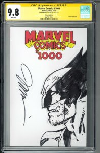 Wolverine Original Art Canvas Sketch 6x8 (1 of 1) Marvel