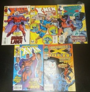 5PC ADVENTURES OF X-MEN LOT (6.0) #3,6,7,13!! 1995