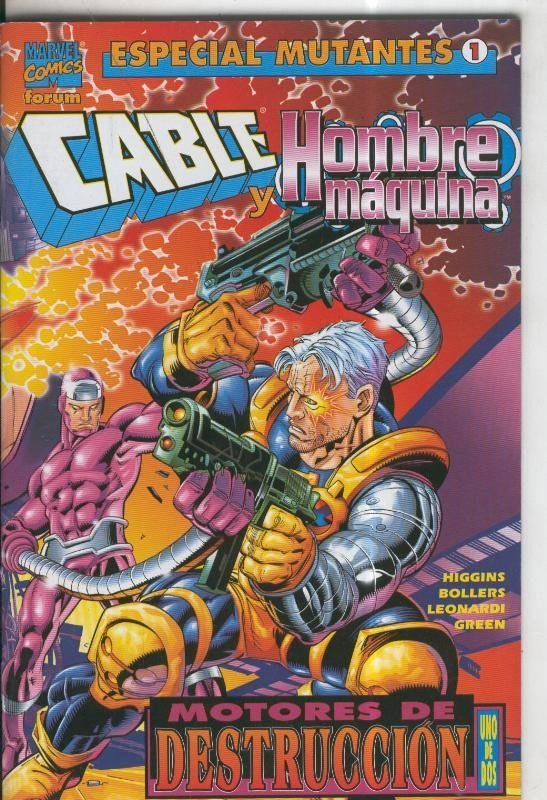 Especial Mutantes numero 01: Cable y Hombre Maquina