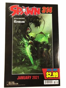 SPAWN 313a (December 2020) VF-NM low print run later Spawn McFarlane marches on