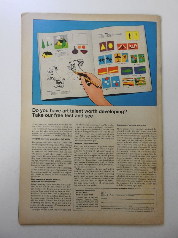 The X-Men #64 VG- cover and 1st 3 wraps detached top staple, rust on staples