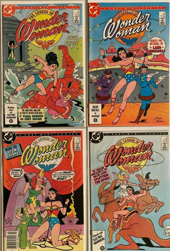 Wonder woman set:#1-4 6.0 FN (1986)