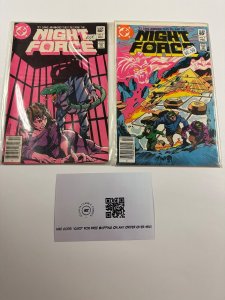 2 Night Force DC Comic Book # 4 7 Superman Flash Batman  18 CT4