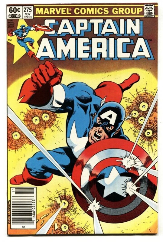 Captain America #275 1982-NEWSSTAND 1st Baron Zemo II- VF+