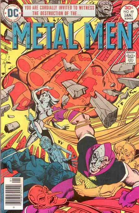 METAL MEN 49 VF-NM   January 1977 COMICS BOOK