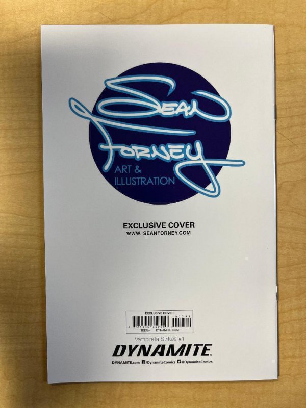 Vampirella Strikes #1 Exclusive Variant Cover by Sean Forney Limited to 500