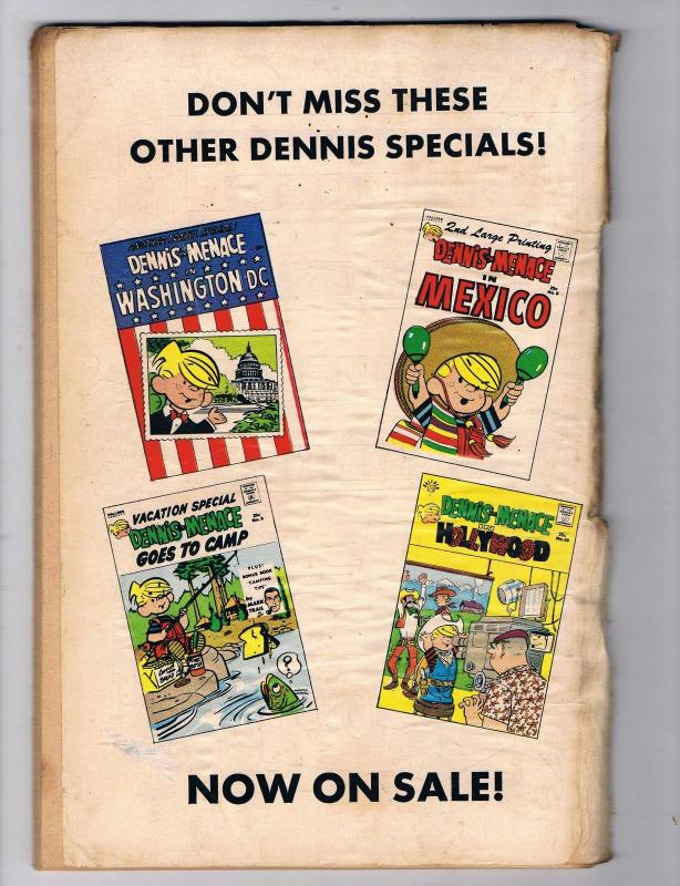 Dennis The Menace From A To Z # 41 GD Fawcett Comics Scans 10% Off Guide Value!!