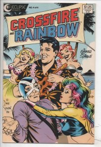 CROSSFIRE AND RAINBOW #4, VF, Elvis, Dave Stevens, Eclipse 1986 more in store