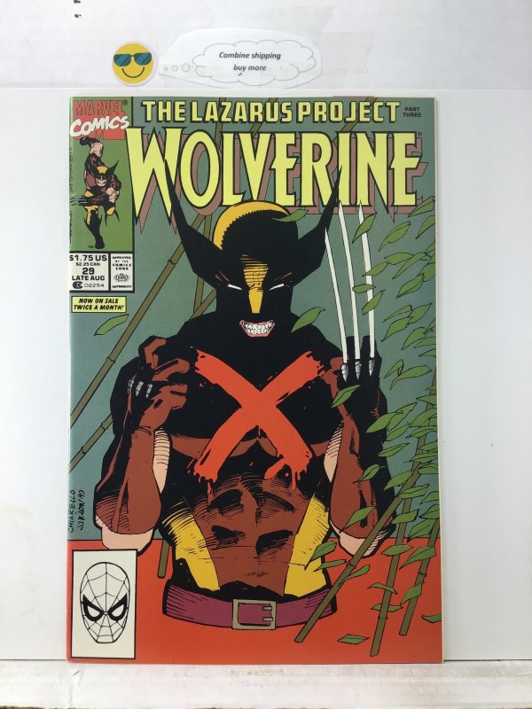 Wolverine #29 (1990) NM Lazarus project