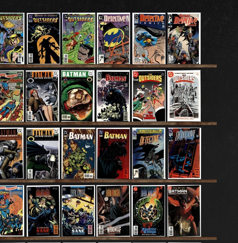 Huge Lot 150+ Comics with Detective Comics, Batman, Outsiders & More!