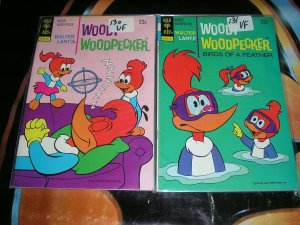 WOODY WOODPECKER (Gold Key) - 10 diff - 122-124 126 130-132 134-135 142 VF/+ 