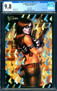 La Muerta Devious #1 Kincaid Mega Foil Edition Coffin Comics 2023 CGC 9.8