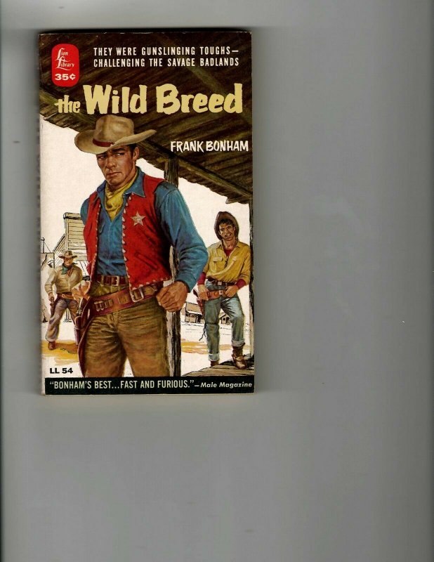 3 Books The Wild Breed Stampede Utterly Mad Western Mystery Thriller JK13