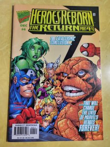 Heroes Reborn: The Return #1 through 4 (1997) Complete