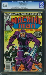 Machine Man #1 (1978) CGC 9.6 NM+