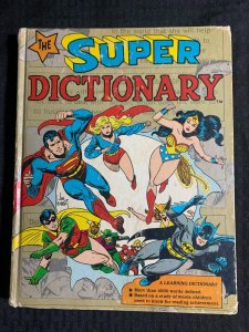 1978 THE SUPER DICTIONARY Warner Educational Services HC VG- 3.5 1st HR&W