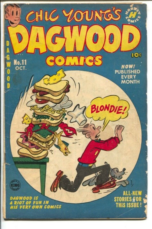 Dagwood #11 1951-Harvey-Chic Young-Blondie-Popeye-Little Iodine-puzzle page-L...