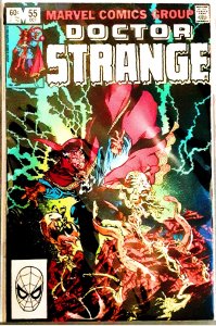 Dr. Strange #55 (1982) Appearance of D'Spayre & Clea! ICONIC COVER! FN