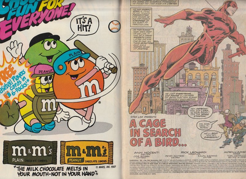 Daredevil(vol. 1)# 248  Enter: Wolverine and 1st Appearance of Bushwacker