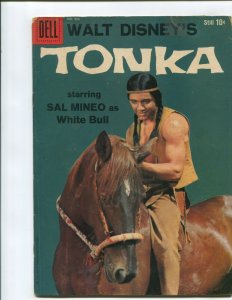 FOUR COLOR DISNEY #966 (VG/TAPE) SAL MINEO!! 1958 