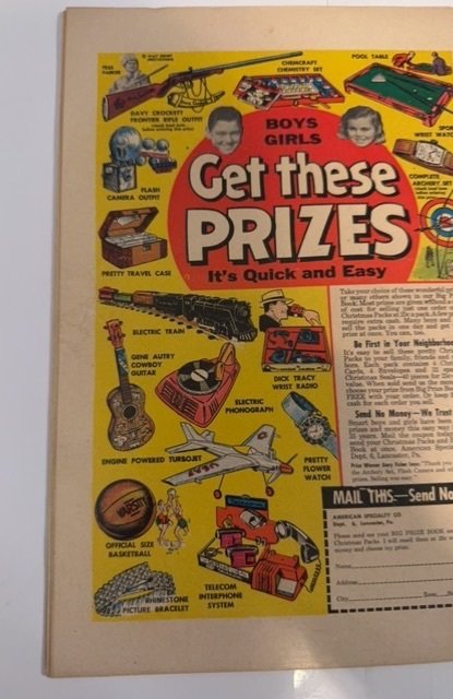 MYSTIC ATLAS #42  VG 1955 POST-COD 5 GREAT STORIES,ALIENS, MUMMYsmall tape pull