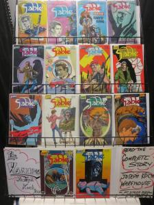 Jon Sable Freelance by Mike Grell (First 1983-88) #7-56 Lot of 43Diff Thrillers
