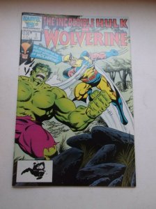 MARVEL: INCREDIBLE HULK and WOLVERINE #1, REPRINTING 1ST CAMEO & FULL APP, 1986!