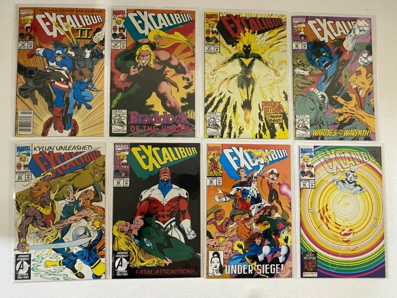 Excalibur lot #51-90 + 3 Extras Marvel 1st Series 43 pieces 8.0 VF (1992-'95) 