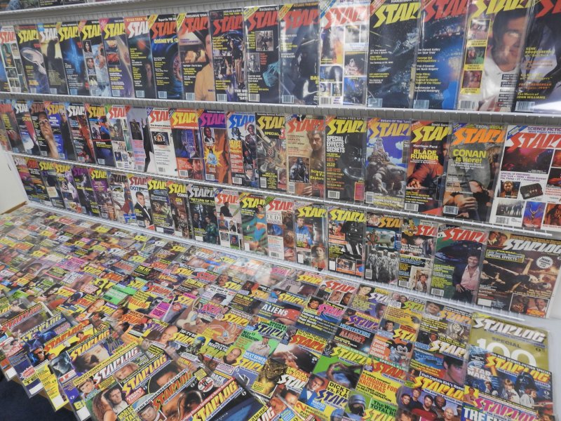 Starlog Magazine 1-185 Complete Run! Plus 122 other Starlog issues! Avg FN Cond!