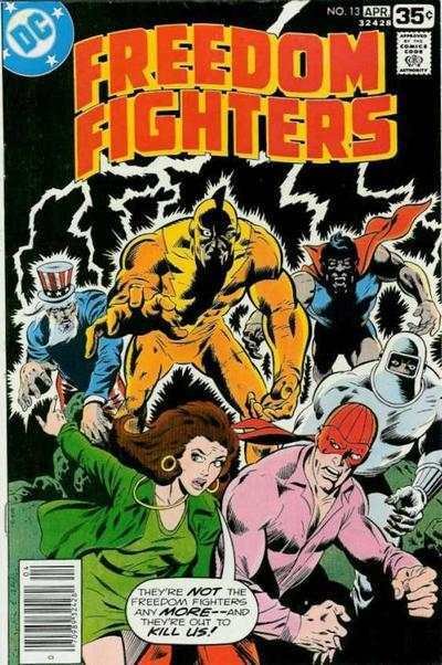 Freedom Fighters (1976 series) #13, Fine- (Stock photo)