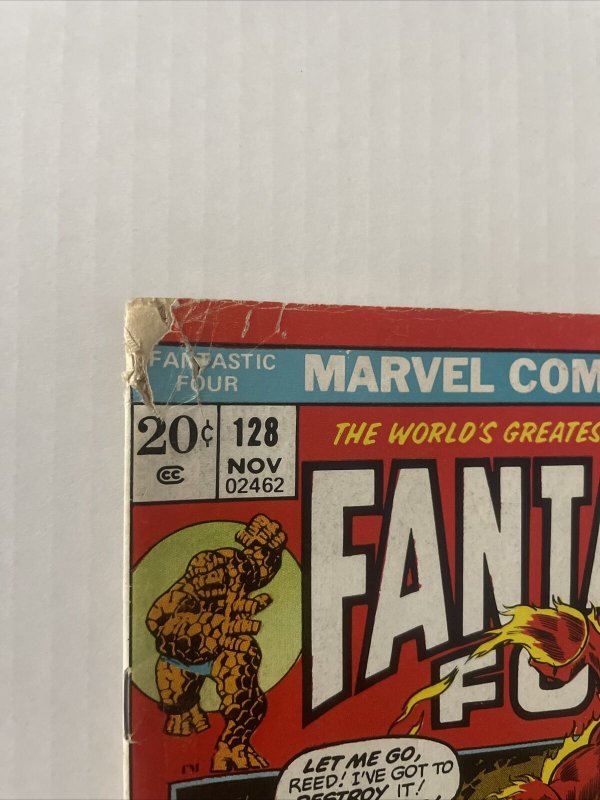 Fantastic Four #128 With Insert 