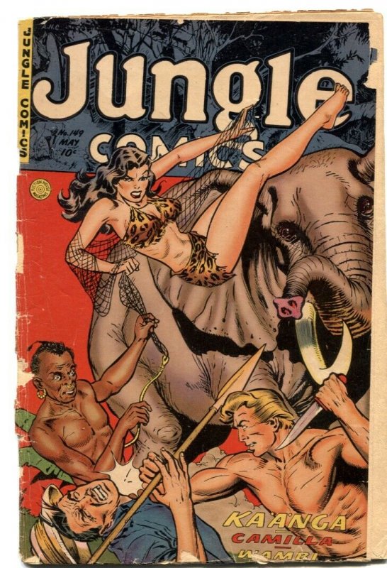 Jungle Comics #149 1952-Kaanga - elephant cover G- 