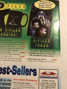 THE X-FILES Special Edition #1 : Topps 1995 VF-; Newsstand Variant, Fox & SCULLY