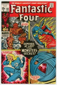 Fantastic Four 106 FNVF 7.0 Marvel 1971 Bronze Age Stan Lee John Romita Sr