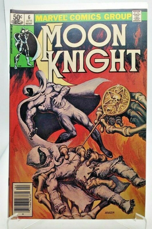 Moon Knight #6 (Marvel) (1981) Newstand NM- 