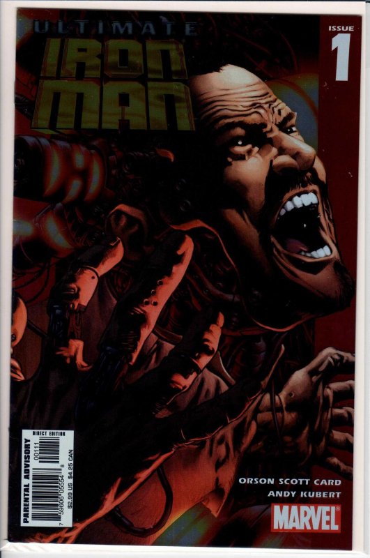 Ultimate Iron Man #1 Variant Cover (2005) 9.6 NM+