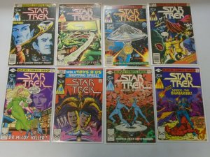 Star Trek lot 15 different from #1-18 avg 8.0 VF (1980-82 Marvel series)