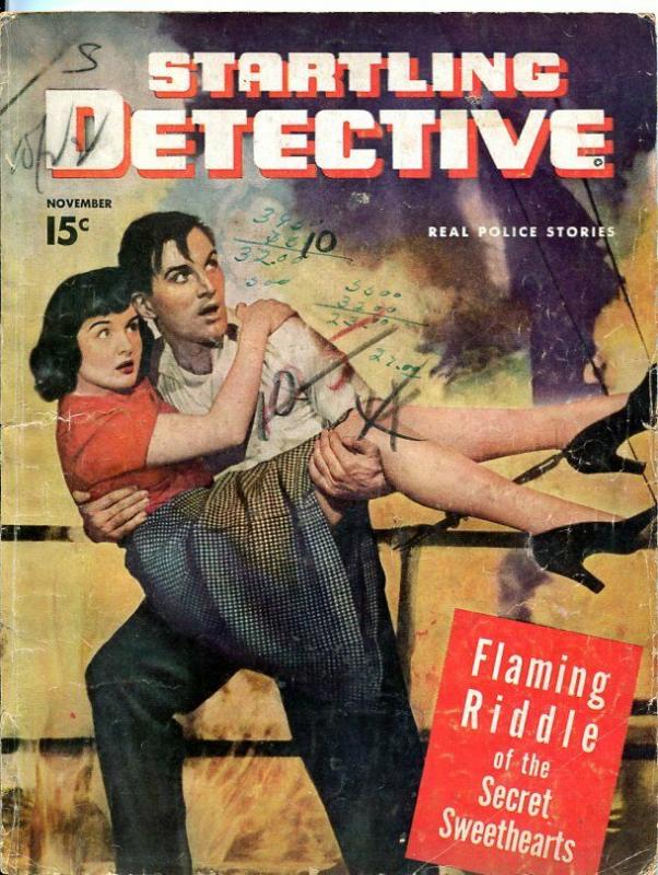 STARTLING DETECTIVE-NOV1947-SECRET SWEETHEARTS-MR. BLUEBEARD-PHANTOM HOUSE FR/G